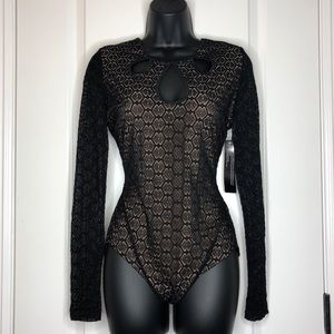 Wyldr Black Lace Bodysuit